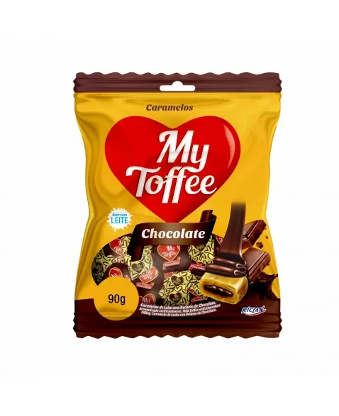 BALA MY TOFFEE LEITE C/CHOCOLATE 90G