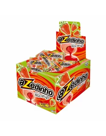 CHICLE BUZZYBOL AZEDINHO MORANGO 40UN