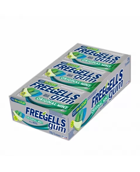 CHICLE FREEGELLS PLAY GUM ORIGINAL MINT 15UN