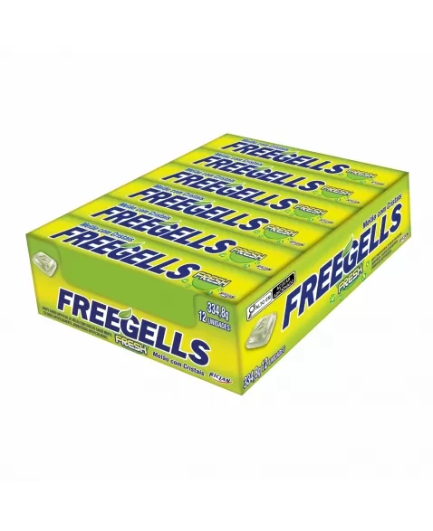 DROPS FREEGELLS PLAY FRESH MELÃO 12UN