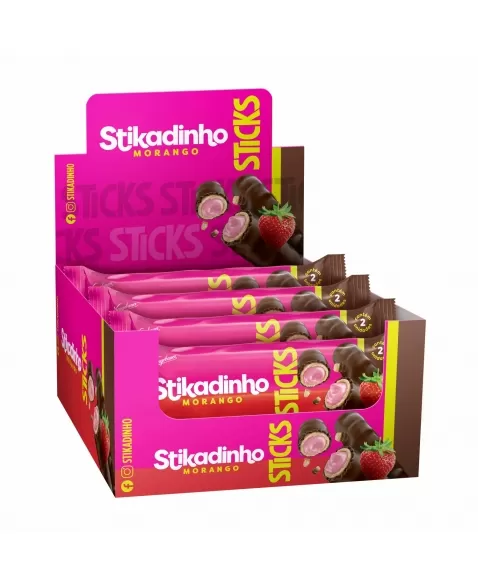 CHOCOLATE STIKADINHO STICKS 16X32G