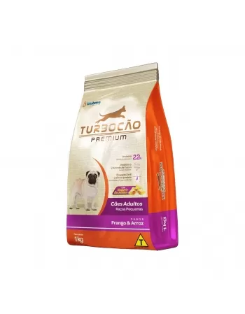 RAÇÃO TURBOCAO PREMIUM RAÇAS PEQUENAS (FARDO) 1KG